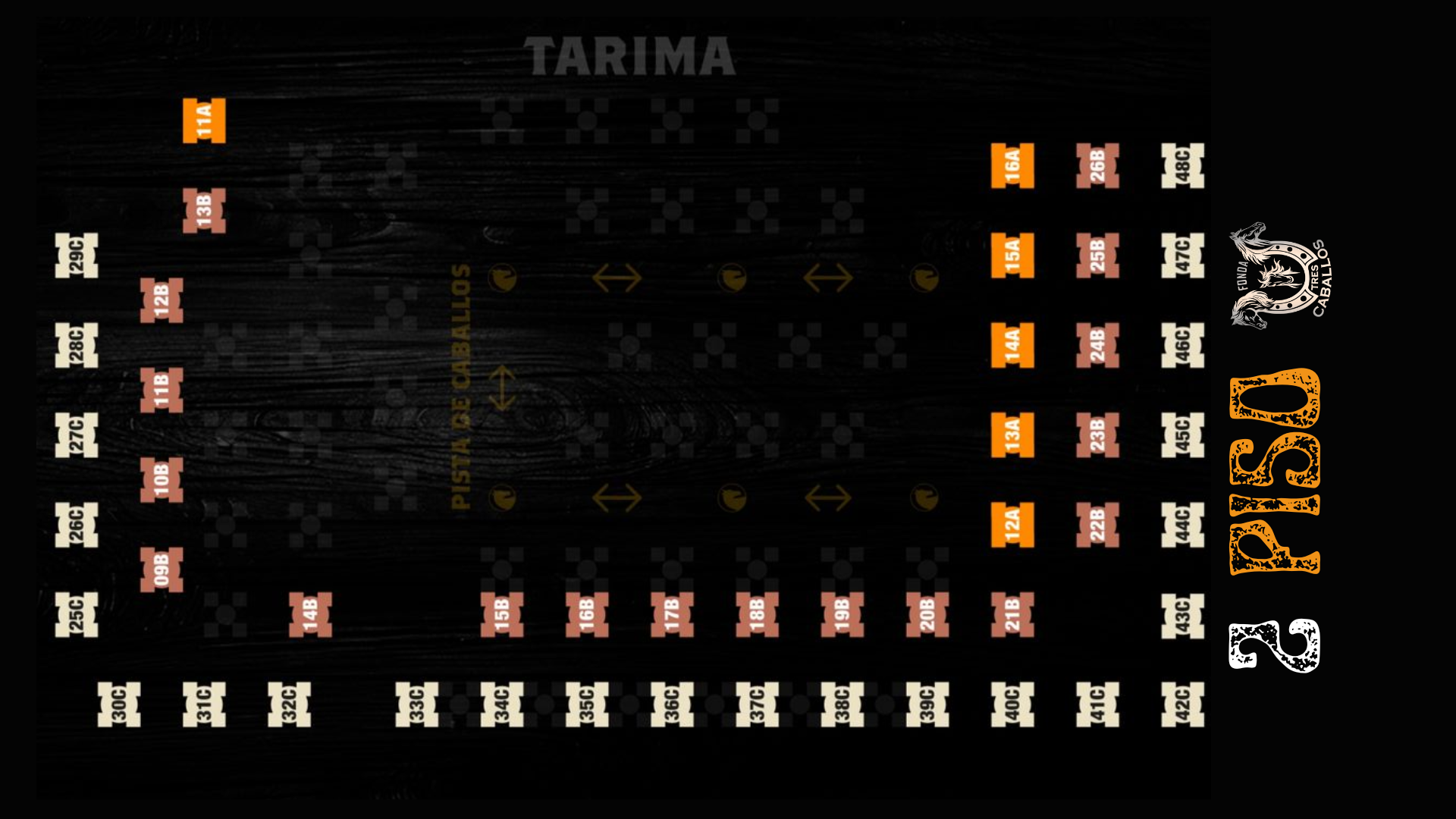 Mapa de Mesas - Piso 2